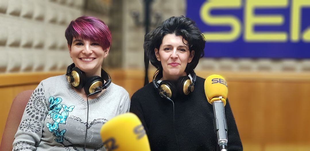 Paula Baldó, a la izquierda, con Bea Balbona