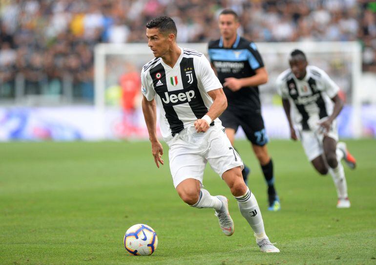 Ronaldo, en una acción del partido contra la Lazio