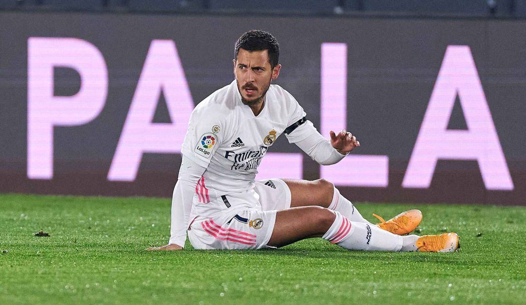 Eden Hazard, en el partido entre el Real Madrid y el Alavés.