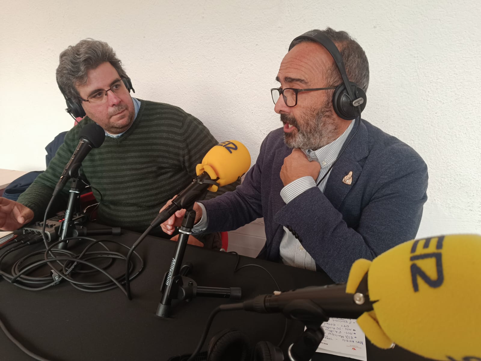 Miguel Ángel Morales en los micrófonos de la SER