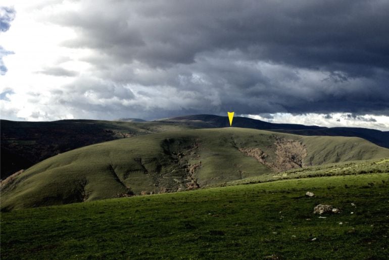 Imagen del paraje de A Serra da Casiña