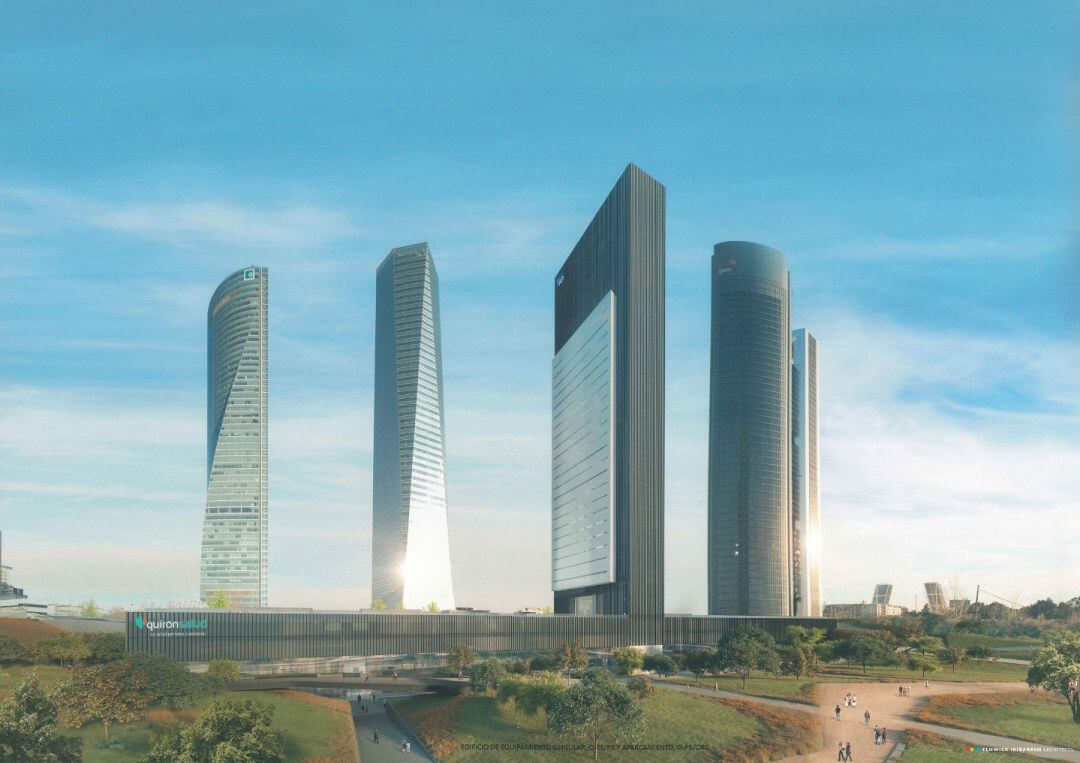 Imagen de las torres de la Castellana en Madrid