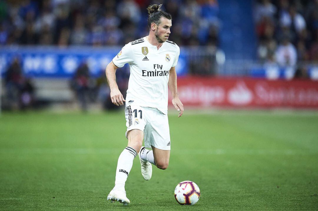 Gareth Bale durante su partido contra el Alavés 