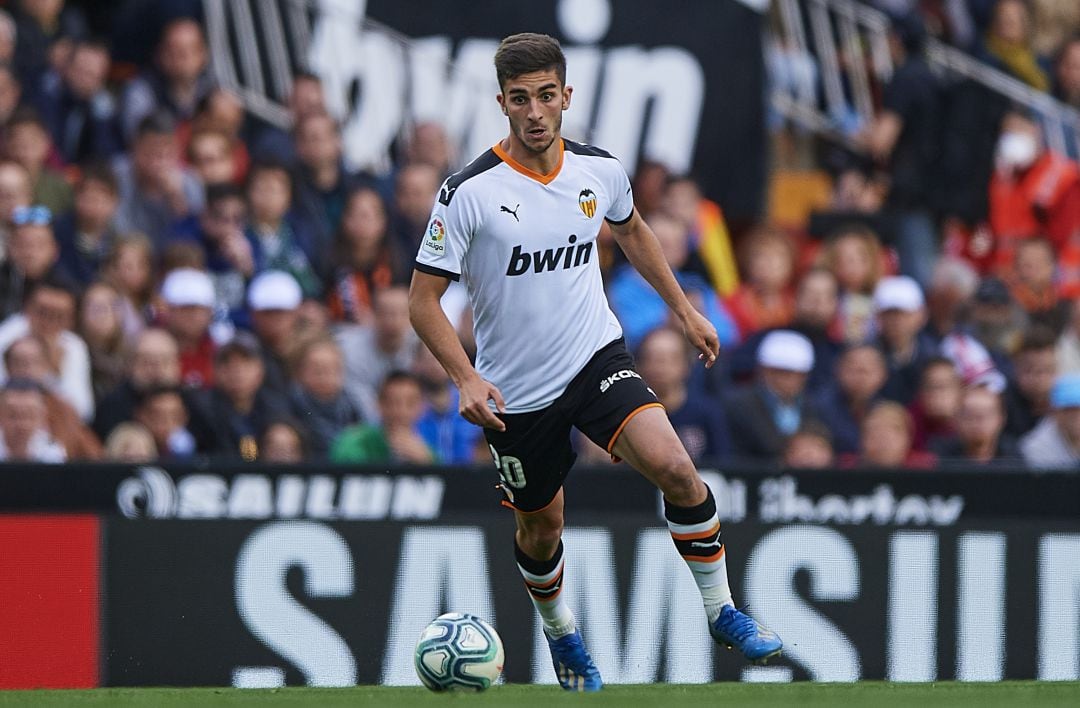 Ferran Torres, durante el partido contra el Betis del pasado 29 de febrero. 