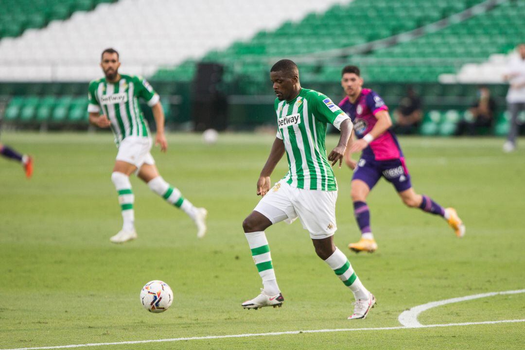 William Carvalho marcó ante el Valladolid su primer gol con la camiseta del Betis, en su tercera temporada en el equipo.  