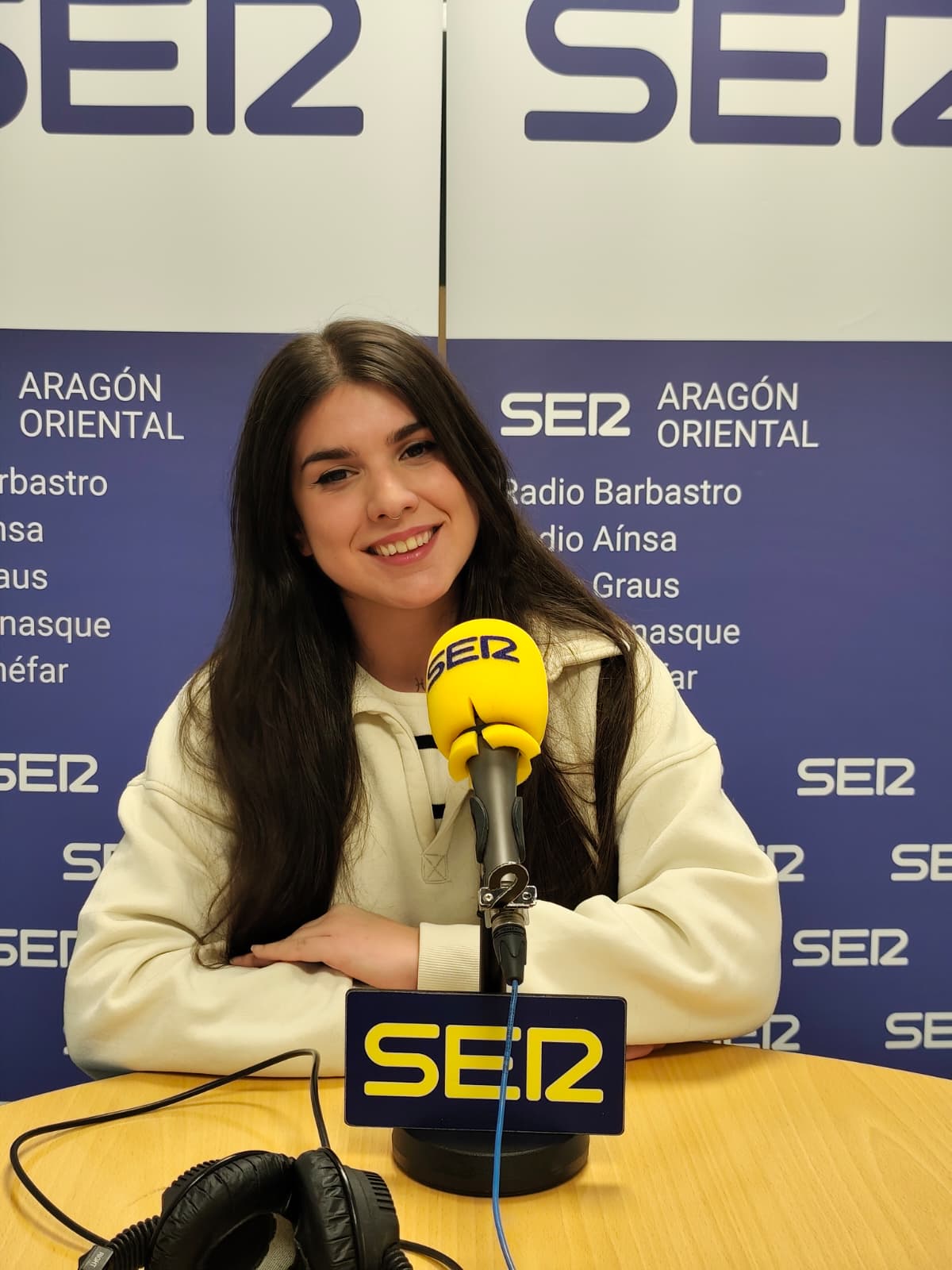 Aitana Andreu, en Ser Aragón Oriental.