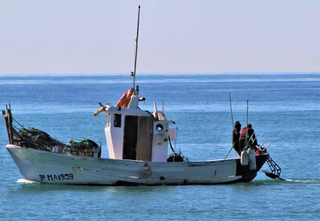 Embarcación de pesca en Caleta