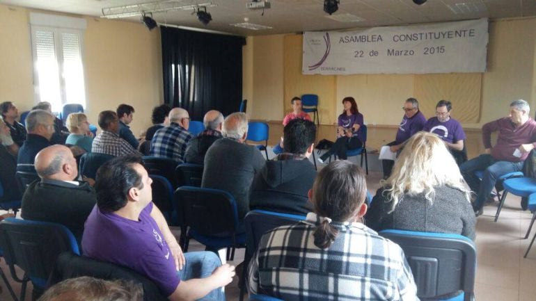 Francisco Galera en la Asamblea Constituyente del Círculo Podemos de Fresno de Torote - Serracines