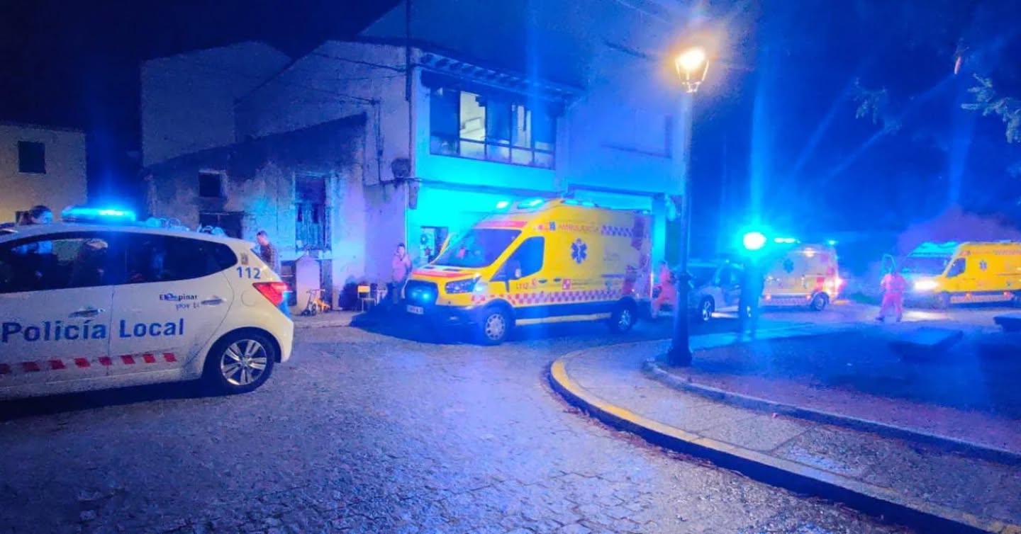 Ocho intoxicados por inhalación de gas en El Espinar