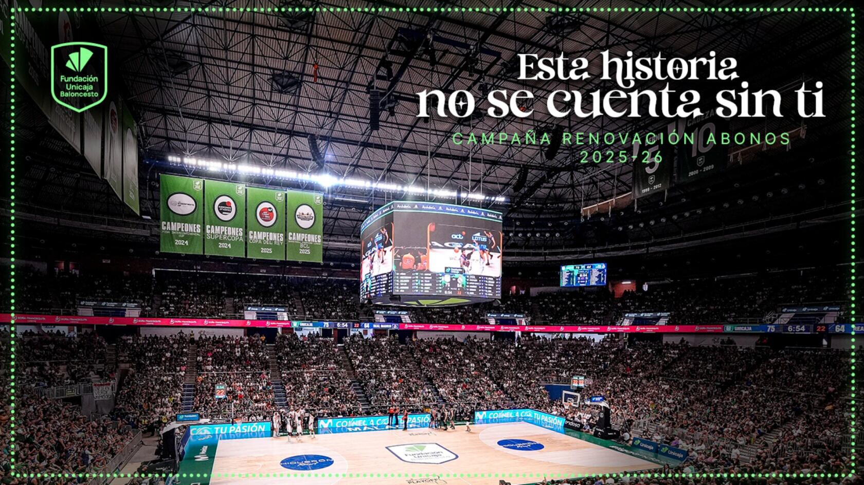 El Unicaja pone en marcha la campaña de abonados para la próxima temporada