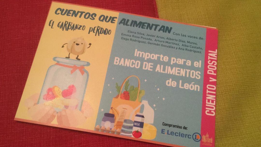 Las tarjetas con en cuento están disponibles en E.Leclerc