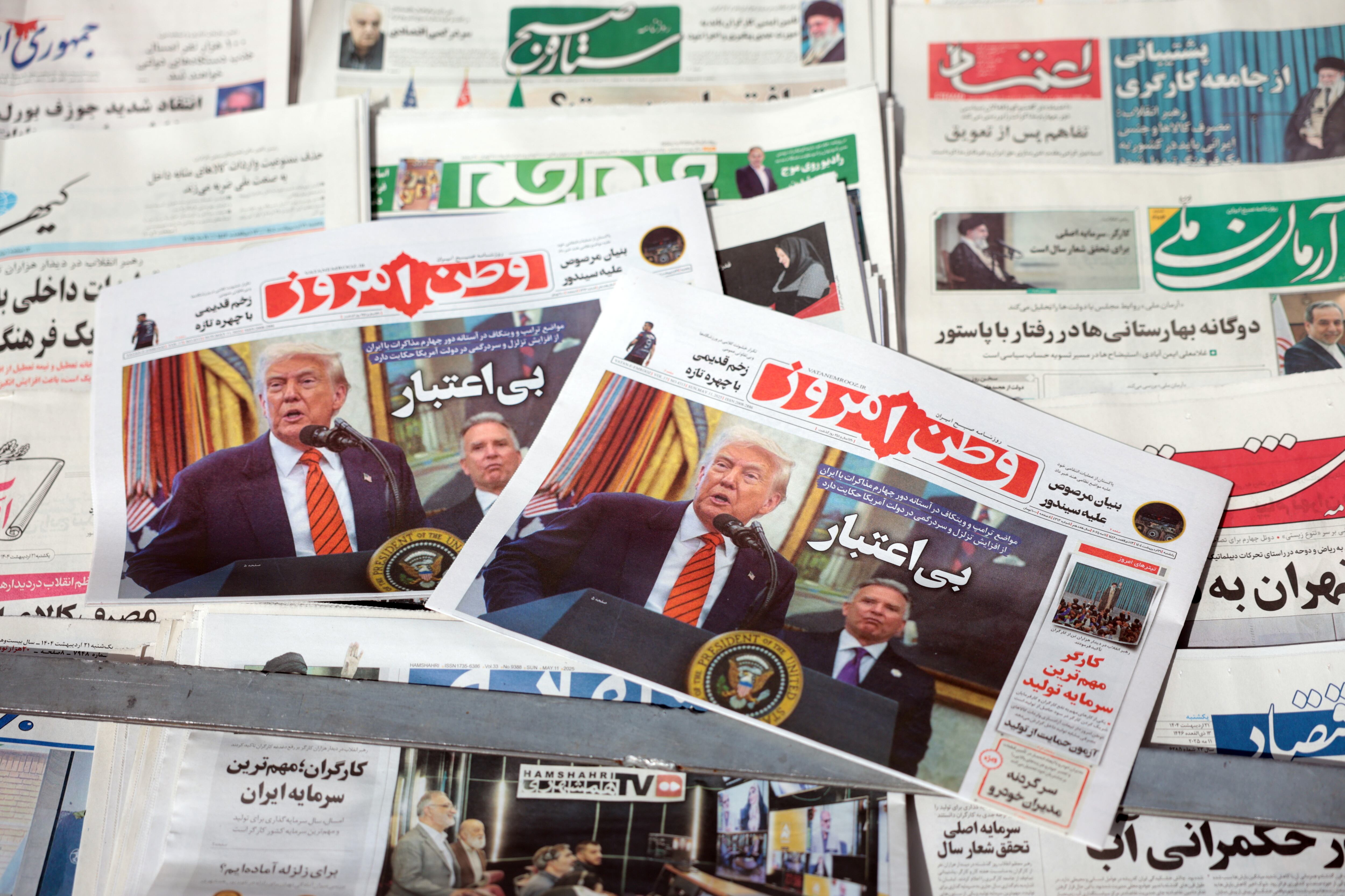 TEHRAN (Iran (Islamic Republic Of)), 11/05/2025 Irán y Estados Unidos celebran su cuarta ronda de conversaciones en Omán EFE/EPA/ABEDIN TAHERKENAREH