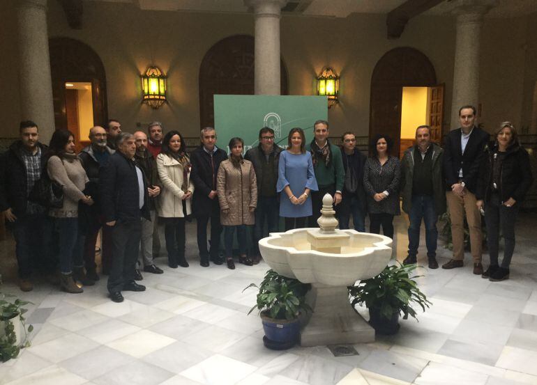 Reunión en la Delegación de Gobierno para hablar de las  escuelas taller concedidas