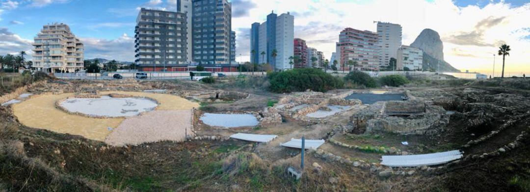 Yacimiento Arqueológico de los Baños de la Reina. Calp