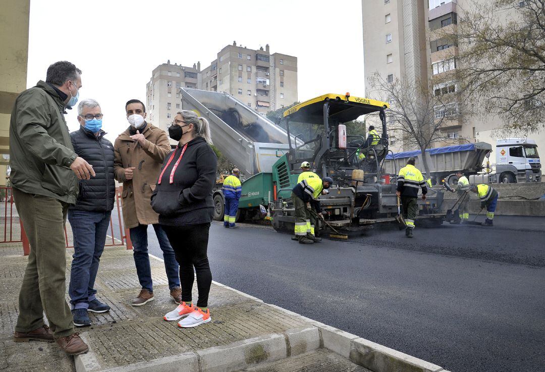 Estado de las obras de reasfaltado