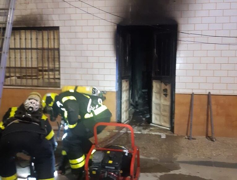 Un momento del suceso