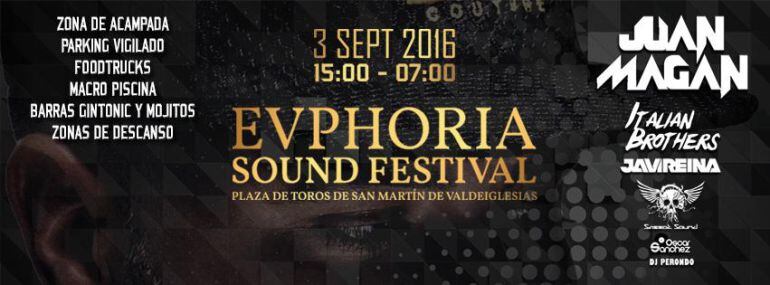 Cartel Euphoria Sound Festival 2016 San Martín de Valdeiglesias