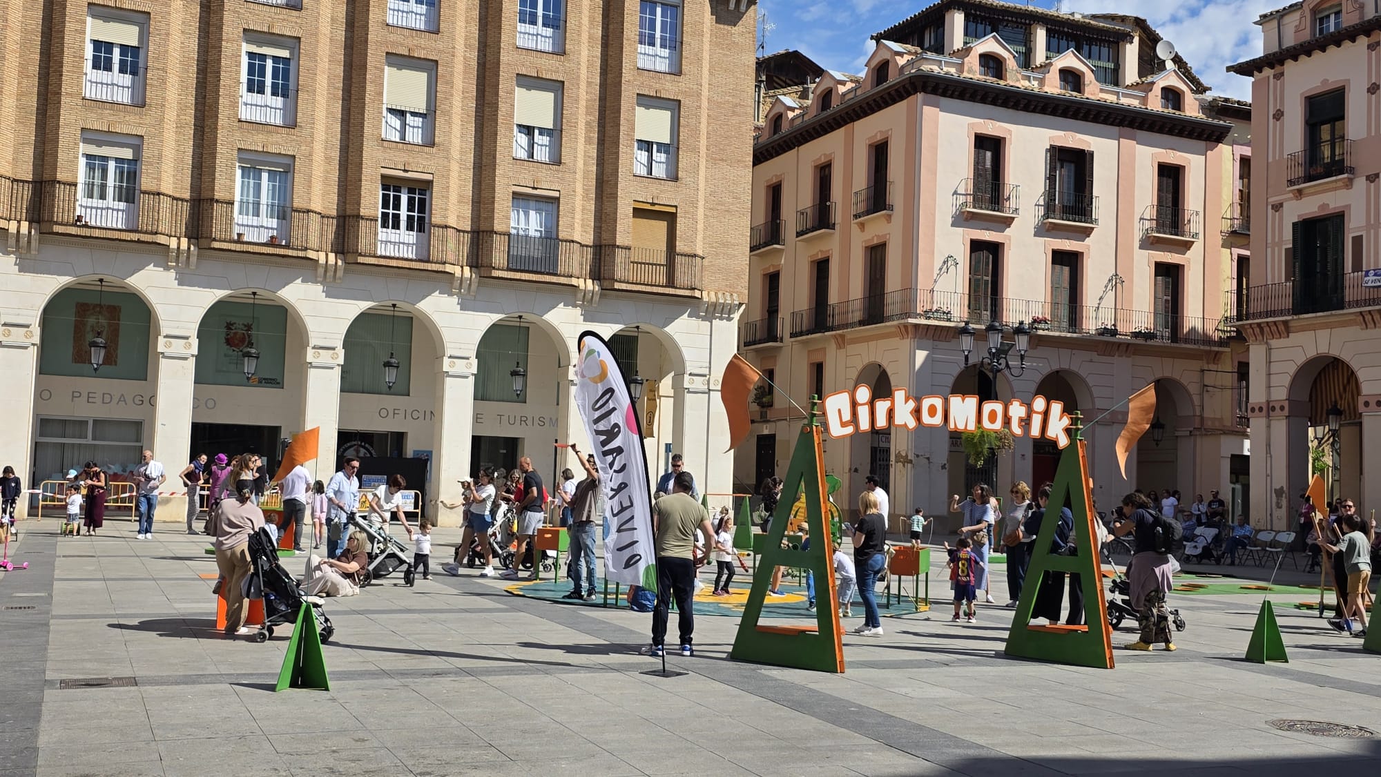 Juegos matinales en el último día de Diversario