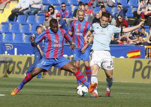 15/03/14 PARTIDO PRIMERA DIVISION LEVANTE - CELTA DE VIGO 
 DIOP Y CHARLES