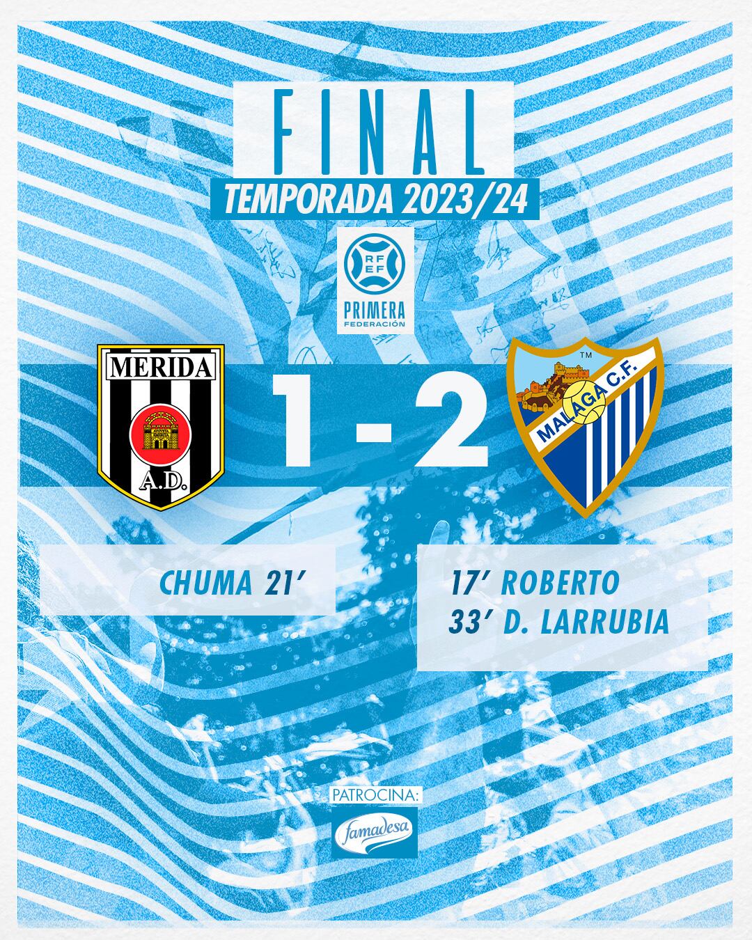 El Málaga logró una victoria fundamental ante el Mérida