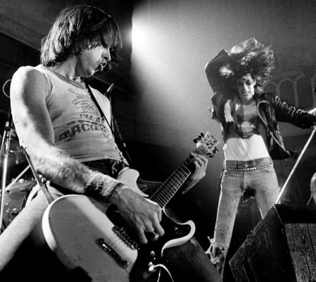 Ramones en uno de sus primeros conciertos