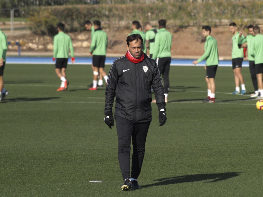 Fran Fernández en la sesión de este jueves.