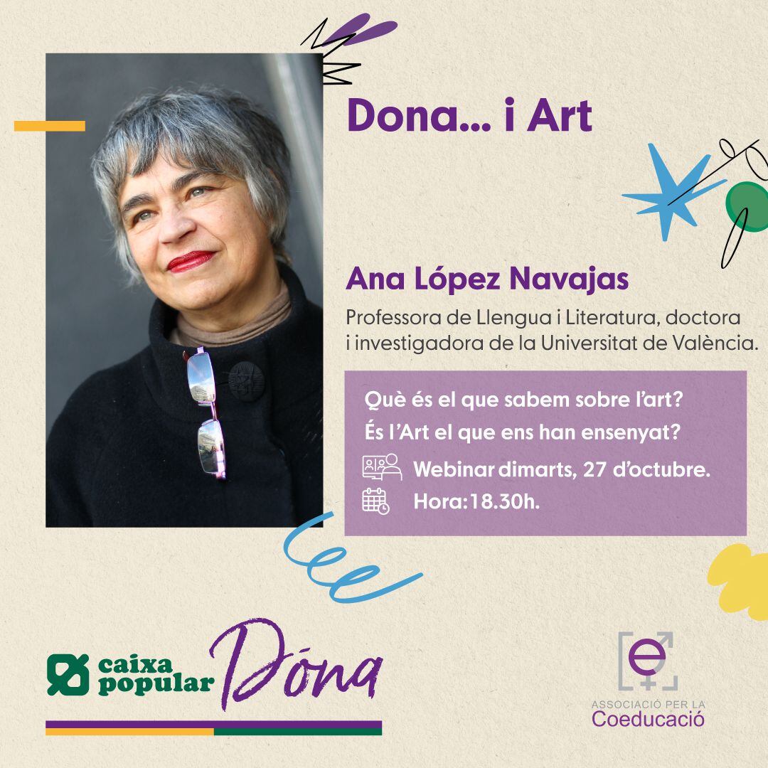 Ana López, una de las ponentes del proyecto "Dona i ..."