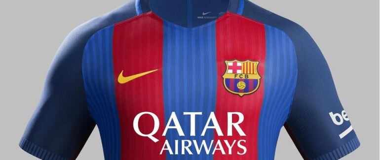 Camiseta del FC Barcelona con Qatar Airways