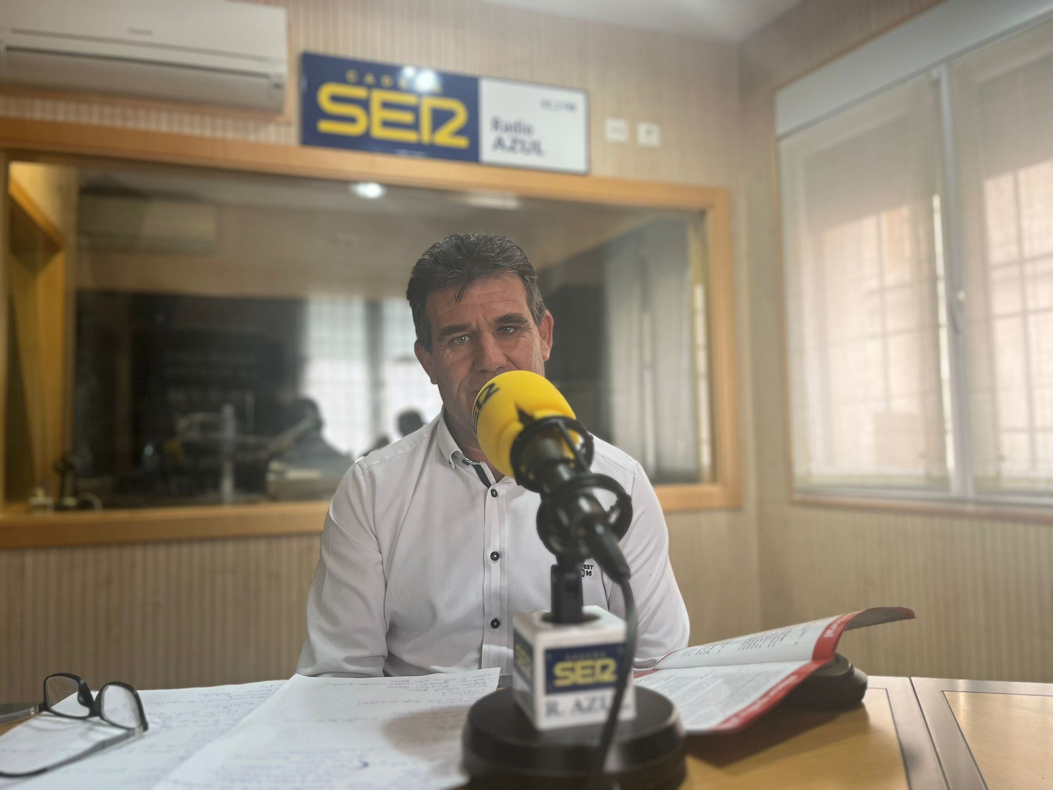 José Vicente Fernández, candidato a la Alcaldía de Las Mesas por el PSOE en Radio Azul