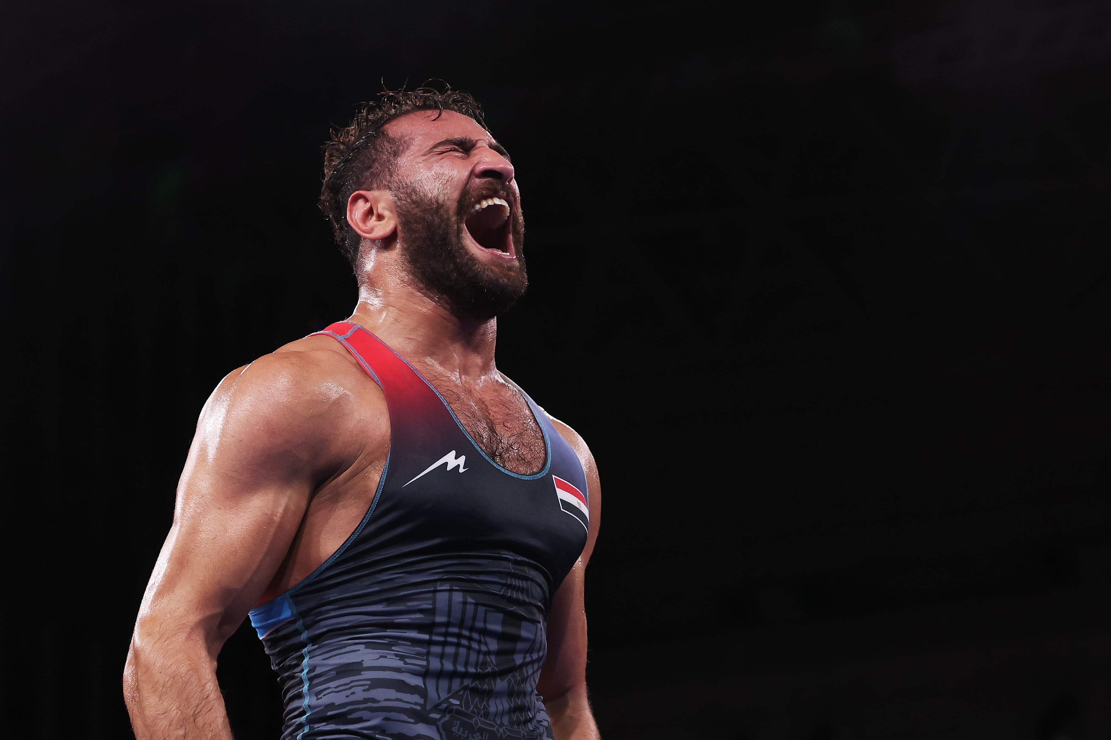 Mohamed Elsayed durante su participación en los Juegos Olímpicos de París. Archivo.