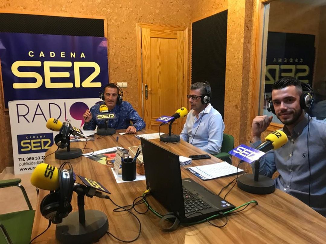 De izquierda a derecha: Miguel Ángel García, Pedro Javier Tendero e Ignacio Gómez Lucas