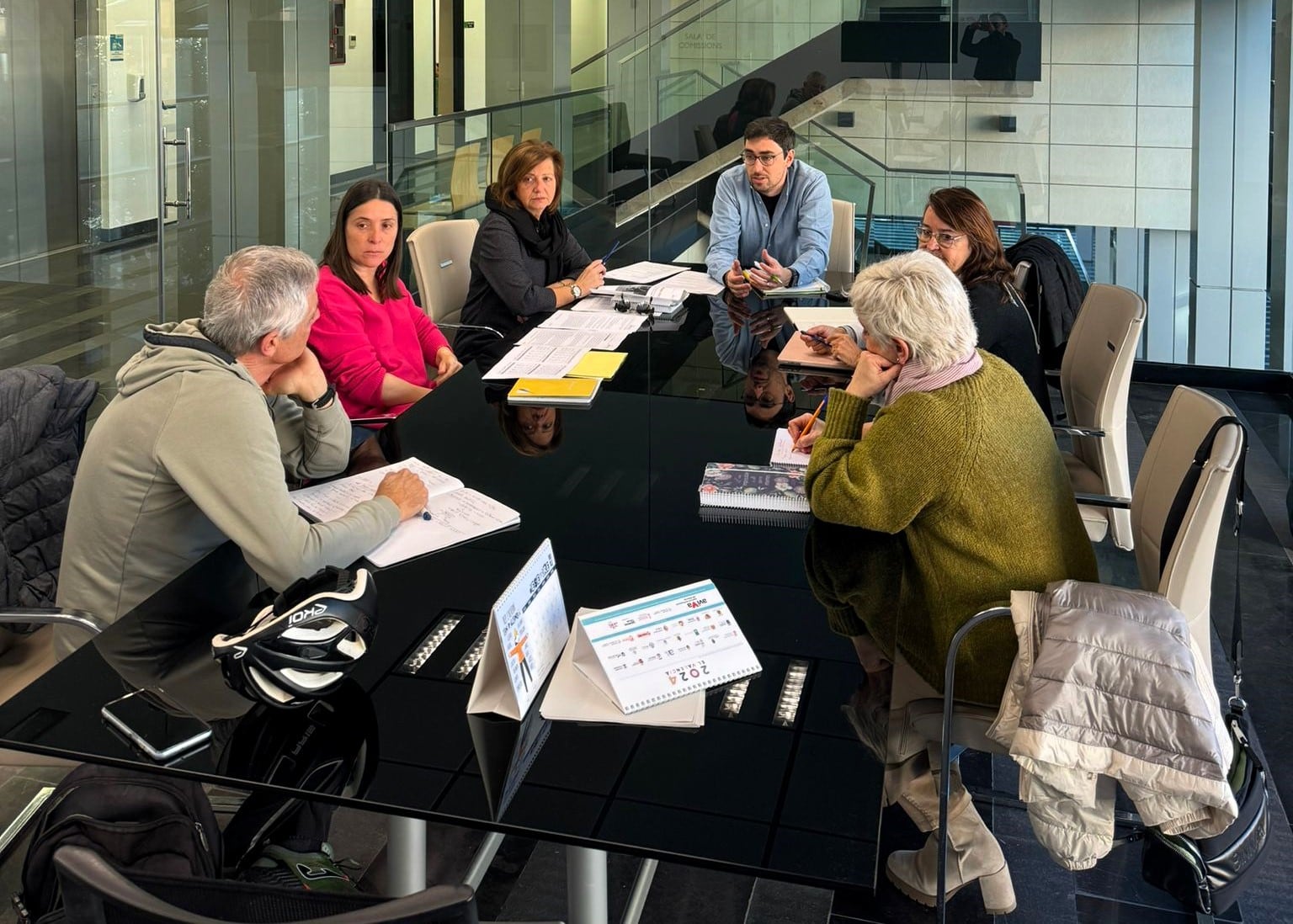 Reunión del programa ‘Conecta’, entiedad impulsora del proyecto