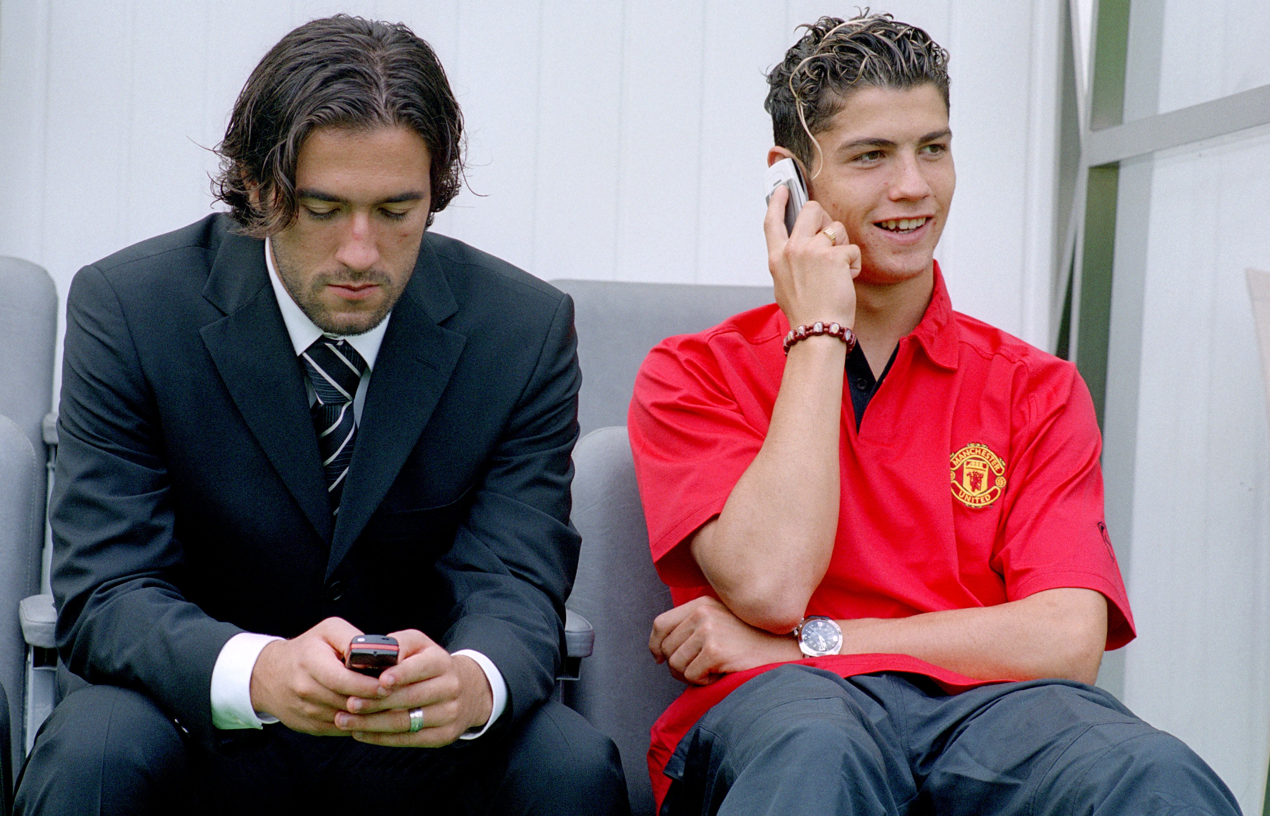 Cristiano Ronaldo y Hugo Viana, en una imagen de archivo.