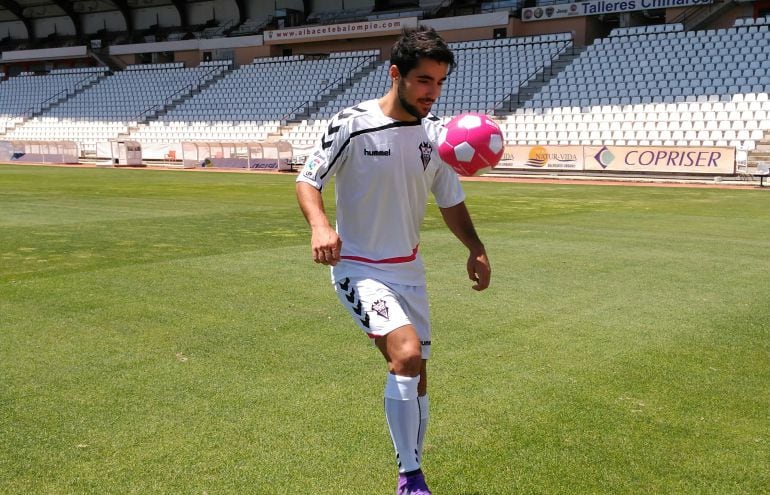 Eneko Eizmendi, jugador del Albacete Balompié