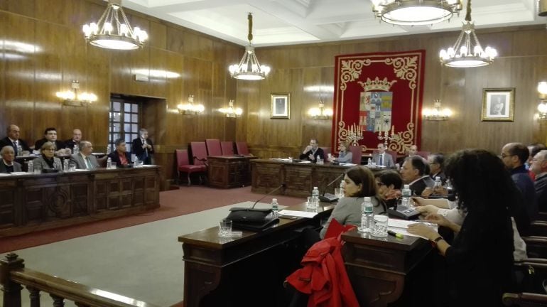 Sesión plenaria en la Diputación Provincial de Zamora