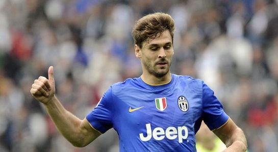 Juventus&#039; Fernando Llorente reacts during their Italian Serie A soccer match against Palermo at Juventus Stadium in Turin October 26, 2014. REUTERS/Giorgio Perottino (ITALY - Tags: SPORT SOCCER)