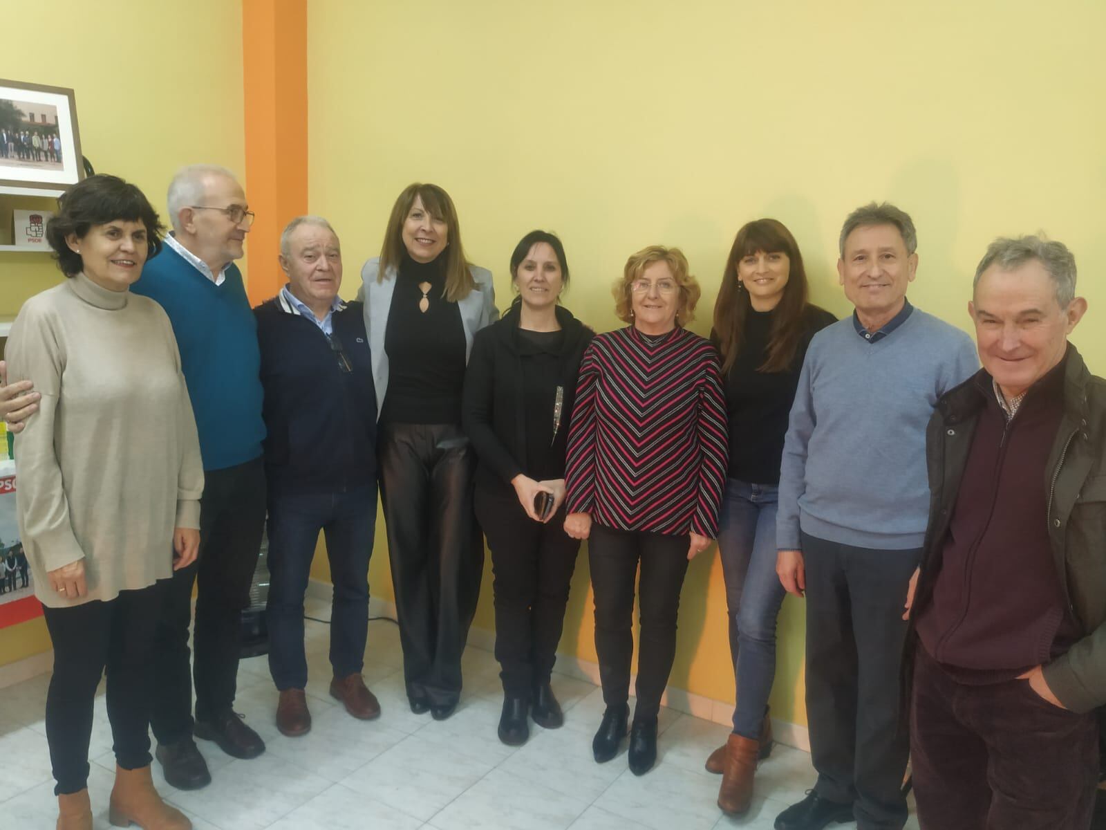 Berta Fernández ha estado respaldada por miembros de la ejecutiva local, provincial y del Comité Federal del PSOE