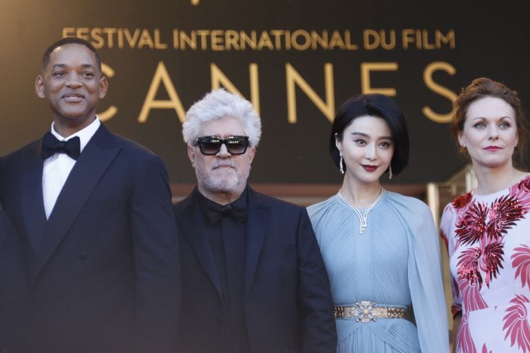 Will Smith, Pedro Almodovar, Fan Bingbing and Maren Ade en el Festival de Cannes