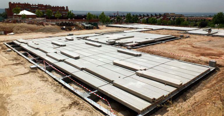 Parcela para la construcción del colegio Andrea Casamayor de Paracuellos