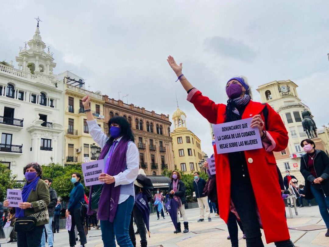 Concentración feminista del 7-M en Córdoba