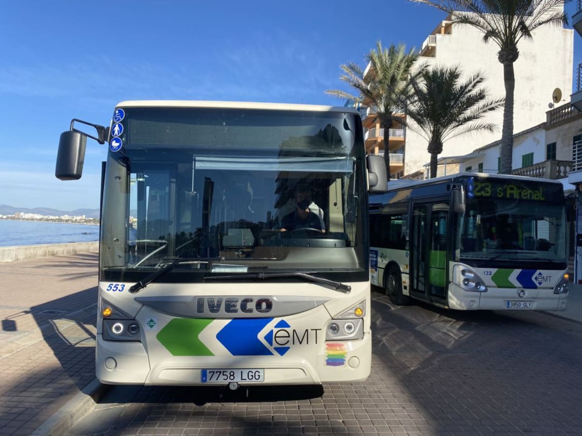 La EMT de Palma recupera un 80 por ciento de los pasajeros gracias al turismo