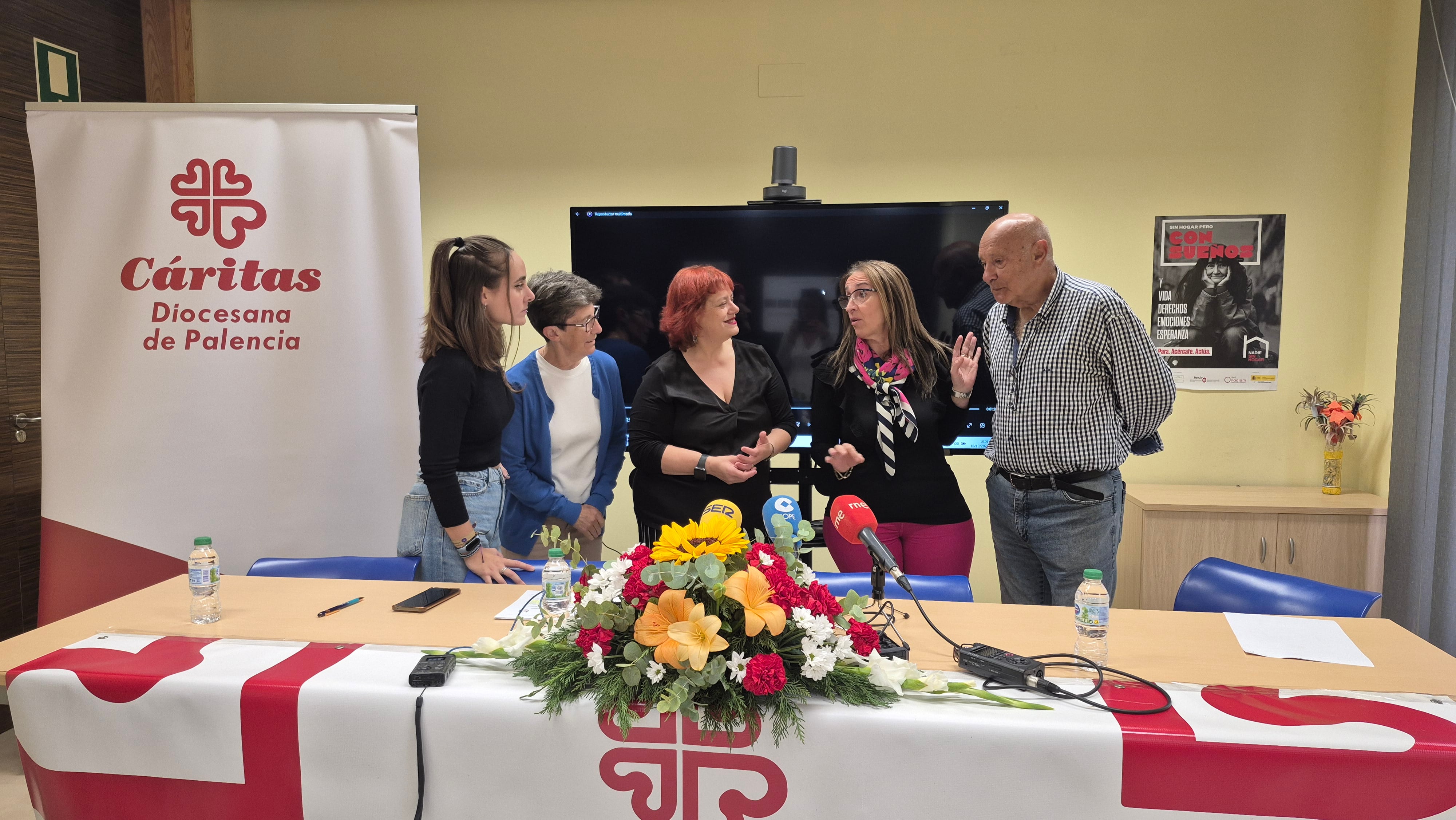 El Centro de Acogida de Cáritas ha atendido a 528 personas en lo que va de año, un 4,7% menos que en 2024