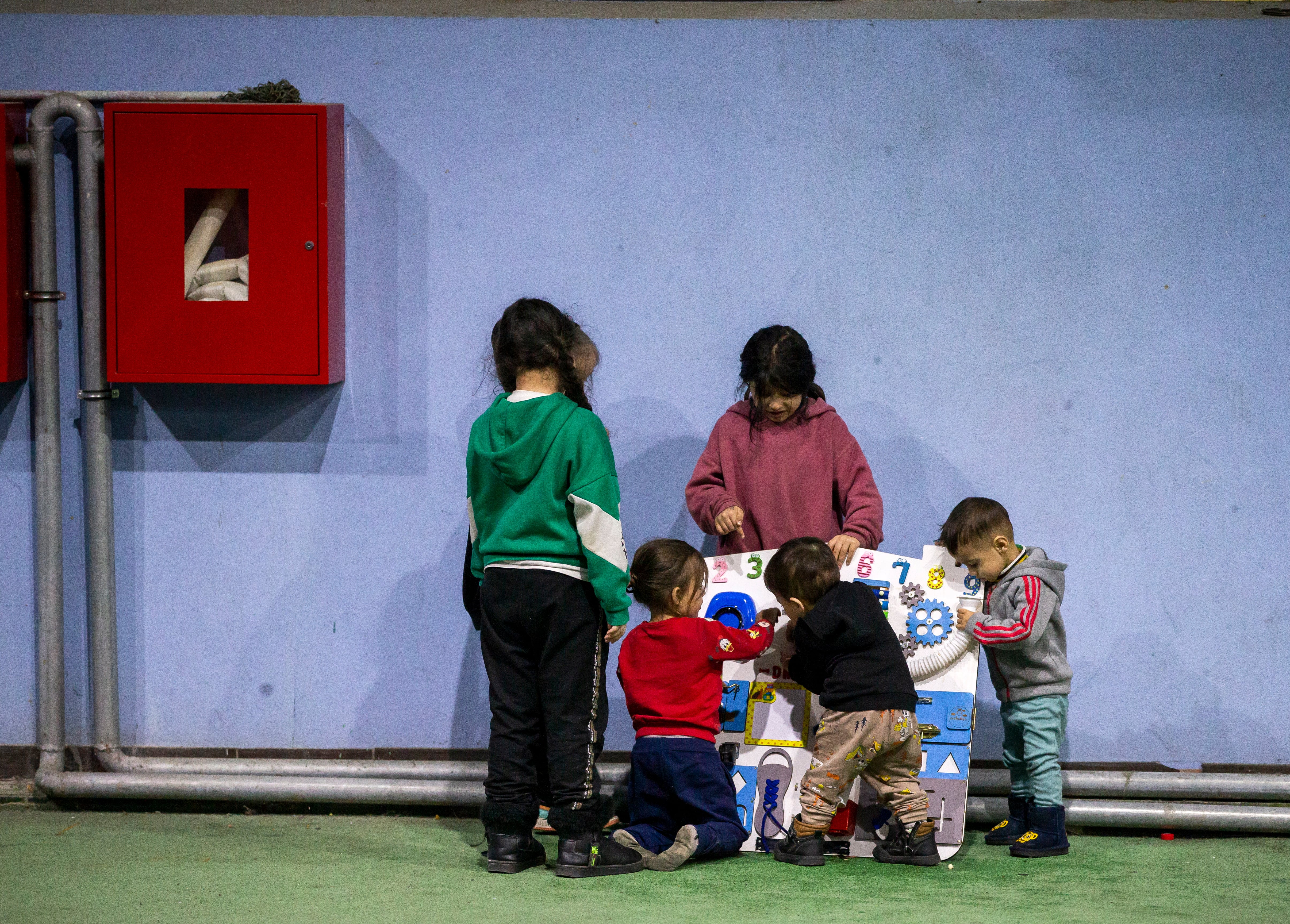 Niños refugiados de Ucrania