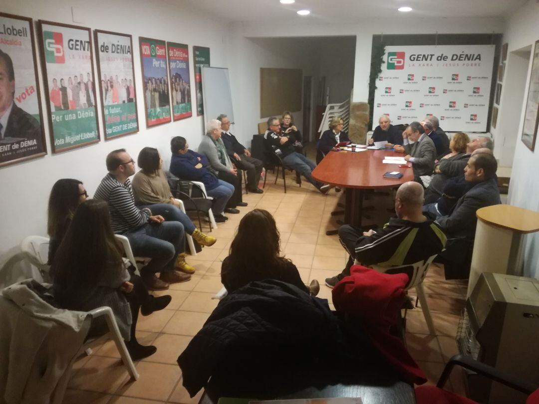 Asamblea del 19 de febrero de Gent de Dénia.