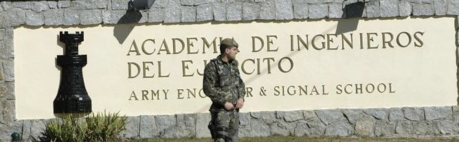 Exterior de la Academia de Ingenieros del Ejército situada en la localidad madrileña de Hoyo de Manzanares