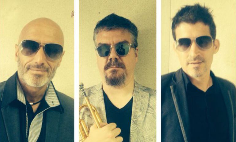 La formación Nu-Roots, José Luis Guart, David Pastor y Toni Pagès.
