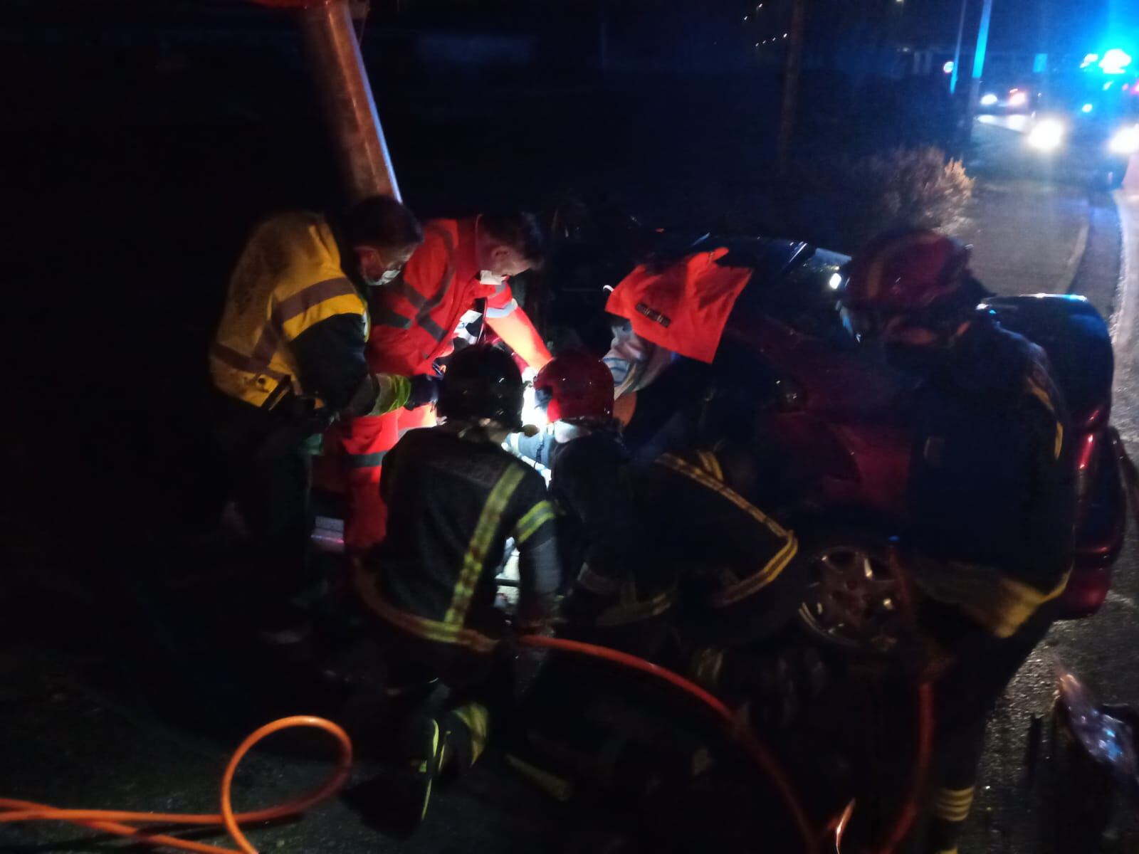 Intervención de los bomberos de Ponferrada (Archivo)