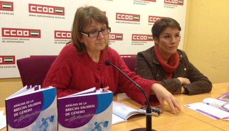 Teodora Castro y Elisa Barrientos presentan el informe