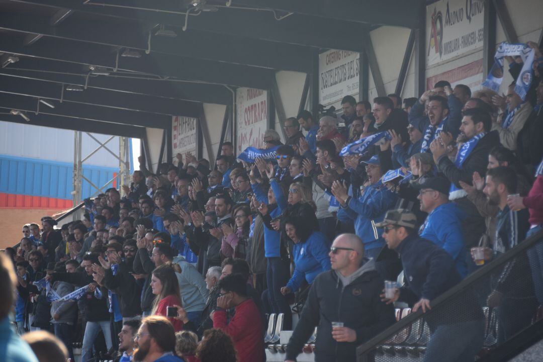 Afición del Xerez DFC durante un partido esta temporada