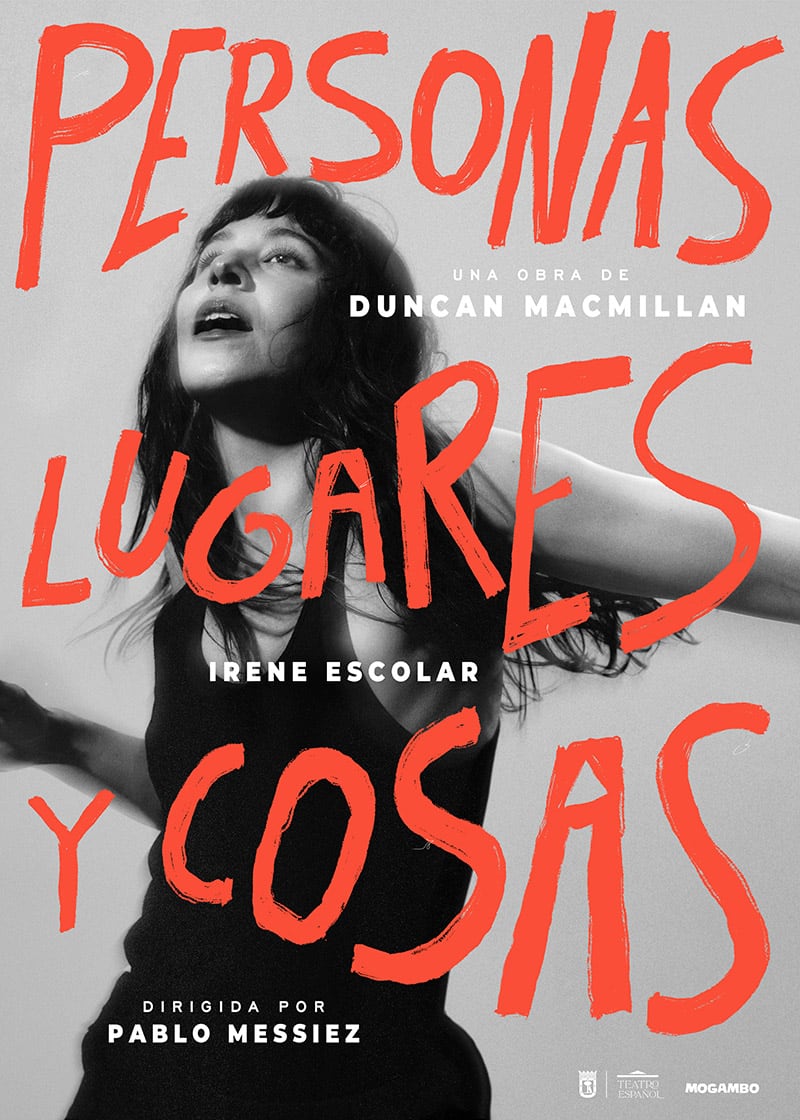 Cartel de 'Personas, lugares y cosas' en el Teatro Español